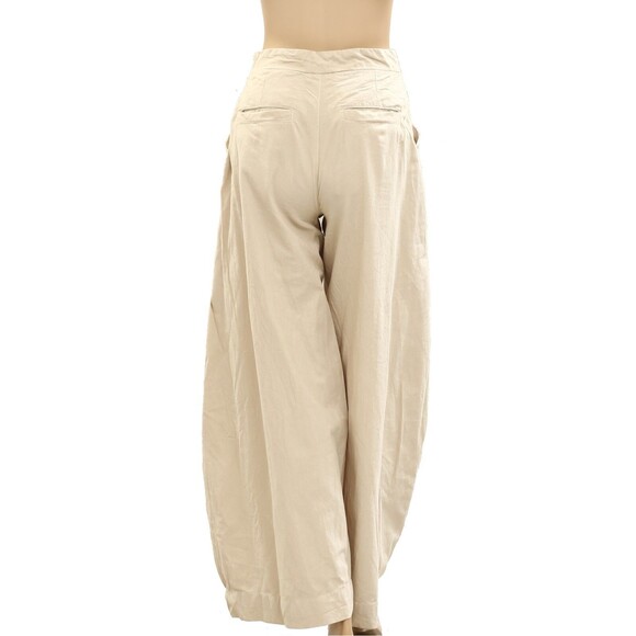 Free People Tegan Washed Barrel Trousers Pants Pleated Tapered Leg XXS 278600 - Picture 7 of 8
